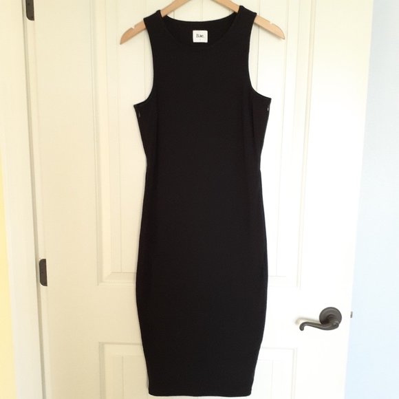 Bae The Label Bodycon Sleeveless Midi Maternity Dress Black Size S - Picture 1 of 13